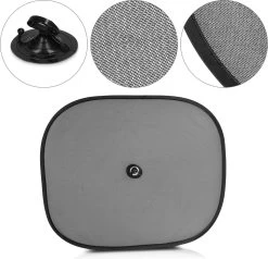 Navaris 2x Auto Zijruit Zonwering - 44 X 36 Cm Zonnescherm Set Voor Bescherming Van Baby, Kinderen - Voor Zijruit En Achterbank -Kinderwagens Kortingswinkel 1200x1156 5