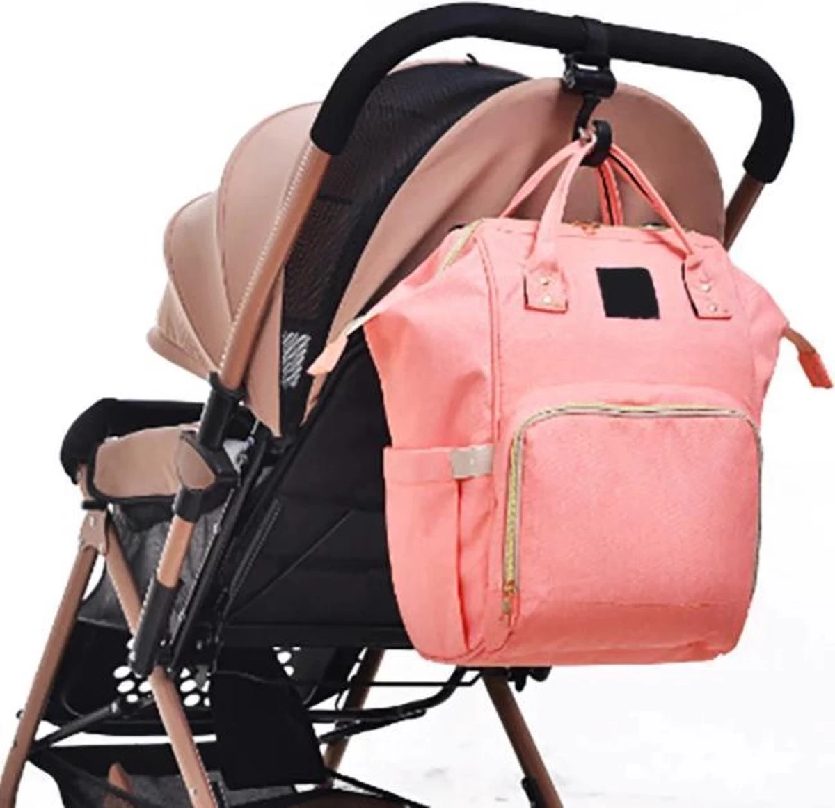 Baby Hangers Voor De Wandelwagen En Buggy + 2 Babylepels Cadeau - Nieuw In 2023 Met Verstevigde Draagbanden - 2 Stuks - De Flexibele Haken Draaien 360 Graden - Babytas Haak Voor Wandelwagen - 20 Kg Draagkracht 2 Baby Hangers Voor De Wandelwagen En Buggy + 2 Babylepels Cadeau - Nieuw In 2023 Met Verstevigde Draagbanden - 2 Stuks - De Flexibele Haken Draaien 360 Graden - Babytas Haak Voor Wandelwagen - 20 Kg Draagkracht - Afbeelding 2