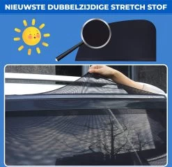 Nince Zonnescherm Auto Zijraam - Overtrek - Set Van 2 Extra Donker -Kinderwagens Kortingswinkel 1200x1163 4