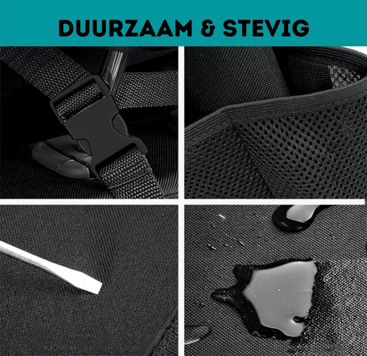 W&Z® Auto Organizer - Autostoel Organizer - Kofferbak Organizer - Zwart 4 W&Z® Auto Organizer - Autostoel Organizer - Kofferbak Organizer - Zwart - Afbeelding 4
