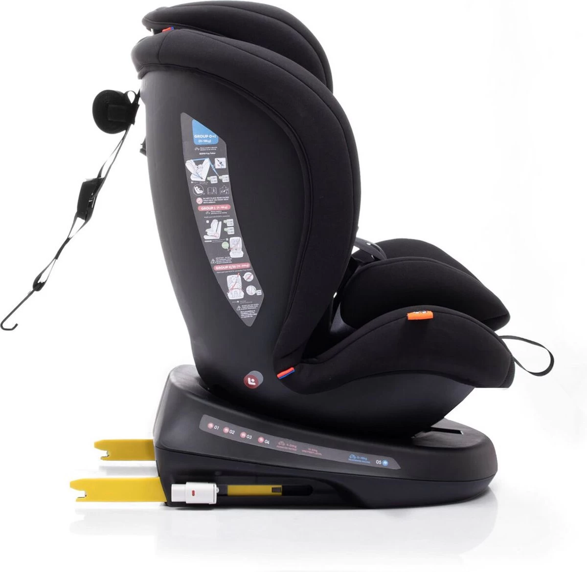 Autostoel Babyauto Rodia 360° Met Isofix - Groep 0+/1/2/3 Zwart (0-36kg) 19 Autostoel Babyauto Rodia 360° Met Isofix - Groep 0+/1/2/3 Zwart (0-36kg) - Afbeelding 19