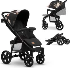 Lionelo Annet Plus - Kinderwagen 2in1 - Inklapsysteem - XXL Dakje - Tot 22 Kg