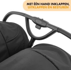 Deryan Luxe Rolo X2 Dubbele Buggy - Duo Buggy - Zwart -Kinderwagens Kortingswinkel 1200x1177 6
