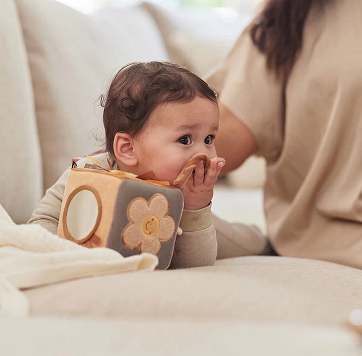 Jollein Activiteitenkubus - Spring Garden 3 Jollein Activiteitenkubus - Spring Garden - Afbeelding 3