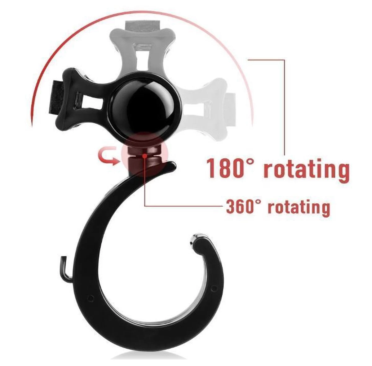 Kinderwagen Tassenhaakjes - Buggy Haakjes - Babywagen - Haakjes Voor Tassen - Set Van 2 - Rheme 4 Kinderwagen Tassenhaakjes - Buggy Haakjes - Babywagen - Haakjes Voor Tassen - Set Van 2 - Rheme - Afbeelding 4