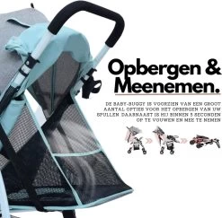 Child Supplies Buggy - Inklapbare Buggy - Baby Stroller - 3 In 1 - Kinderwagen - Grijs -Kinderwagens Kortingswinkel 1200x1181 4