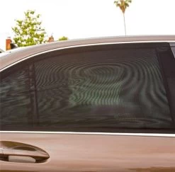 Merkloos Zonnescherm - Auto Achterruit - Raamscherm - 2 Stuks - Doorschijnend - Zwart -Kinderwagens Kortingswinkel 1200x1182 4