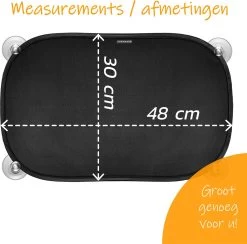 Zonnescherm Auto Baby - UV Protectie - Zonwering Auto Zijruit - Zonwering Raam - Zonnescherm Auto Zuiruit - Zonnescherm Auto Kind - Auto Zonnescherm Baby -Kinderwagens Kortingswinkel 1200x1185 4