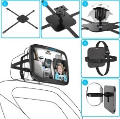 Adabol Autospiegel Baby – Achteruitkijkspiegel – Veiligheid – Baby Autospiegel – Kinderspiegel – Baby On Board 14 Adabol Autospiegel Baby – Achteruitkijkspiegel – Veiligheid – Baby Autospiegel – Kinderspiegel – Baby On Board -Kinderwagens Kortingswinkel 1200x1191 3