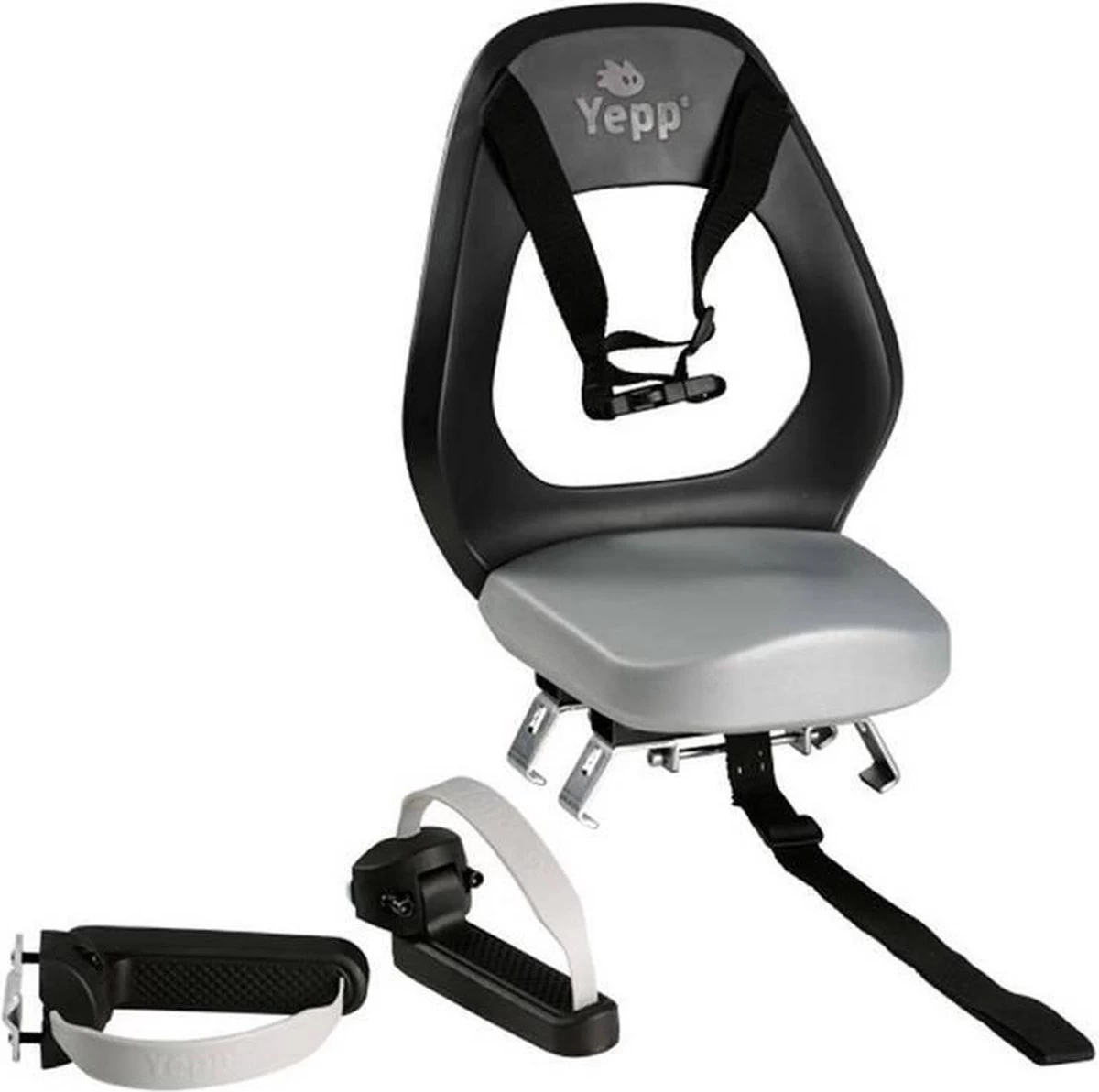 Yepp Achterzitje Junior Basic - Silver 1 Yepp Achterzitje Junior Basic - Silver