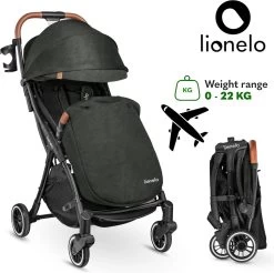 Lionelo Buggy Julie One - Kinderwagen Premium - Automatisch Opvouwen - Wandelwagen Tot 22 Kg - Comfortabele Zitje -Kinderwagens Kortingswinkel 1200x1194 3