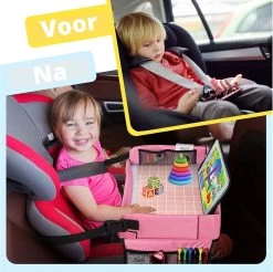 Premium Reistafel Voor Kinderen - Inclusief Tablethouder + Gratis Draagtas En Potloden - Auto Organizer - Playtray - Opvouwbaar - Speeltafel Auto - Tekentafel Auto - Roze 10 Premium Reistafel Voor Kinderen - Inclusief Tablethouder + Gratis Draagtas En Potloden - Auto Organizer - Playtray - Opvouwbaar - Speeltafel Auto - Tekentafel Auto - Roze -Kinderwagens Kortingswinkel 1200x1197 5