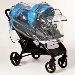 Altabebe - Regenhoes Duowagen Universeel – Tandem Kinderwagen – Tweelingwagen - Duobuggy