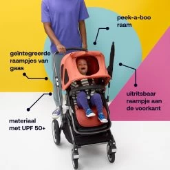 Bugaboo Fox3/Cameleon3 Breezy Zonnekap - Pine Green -Kinderwagens Kortingswinkel 1200x1200 110