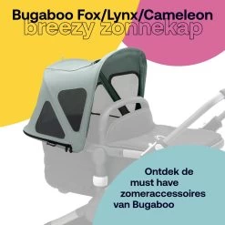Bugaboo Fox3/Cameleon3 Breezy Zonnekap - Pine Green -Kinderwagens Kortingswinkel 1200x1200 113