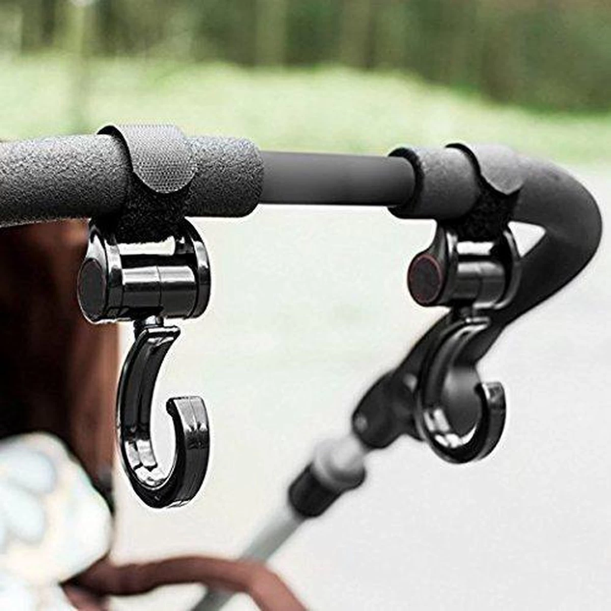 Kinderwagen Tassenhaakjes - Buggy Haakjes - Babywagen - Haakjes Voor Tassen - Set Van 2 - Rheme 2 Kinderwagen Tassenhaakjes - Buggy Haakjes - Babywagen - Haakjes Voor Tassen - Set Van 2 - Rheme - Afbeelding 2