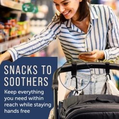 BOTC Kinderwagen Tassenhaakjes - Leer - Haakjes Voor Tassen - Set Van 2 - Leather - Extra Stevig - Buggy Haakjes - Zwart -Kinderwagens Kortingswinkel 1200x1200 184