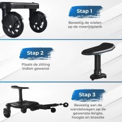 MESC Meerijdplankje Universeel Voor Buggy En Kinderwagen - Meerijdplankje Met Zitje -Kinderwagens Kortingswinkel 1200x1200 206