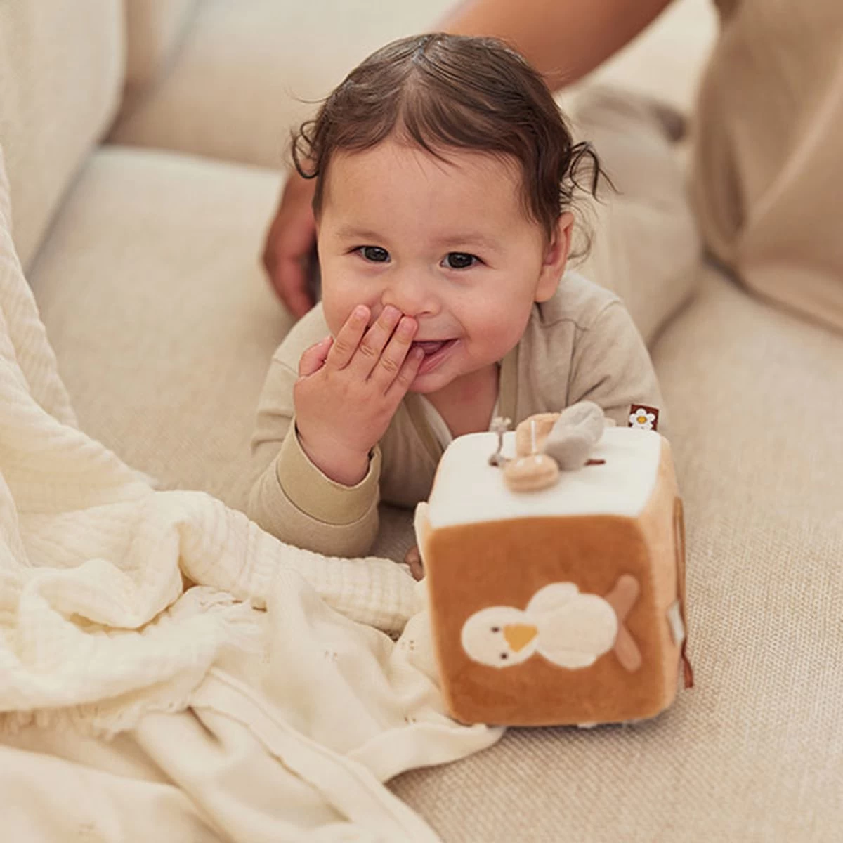 Jollein Activiteitenkubus - Spring Garden 2 Jollein Activiteitenkubus - Spring Garden - Afbeelding 2