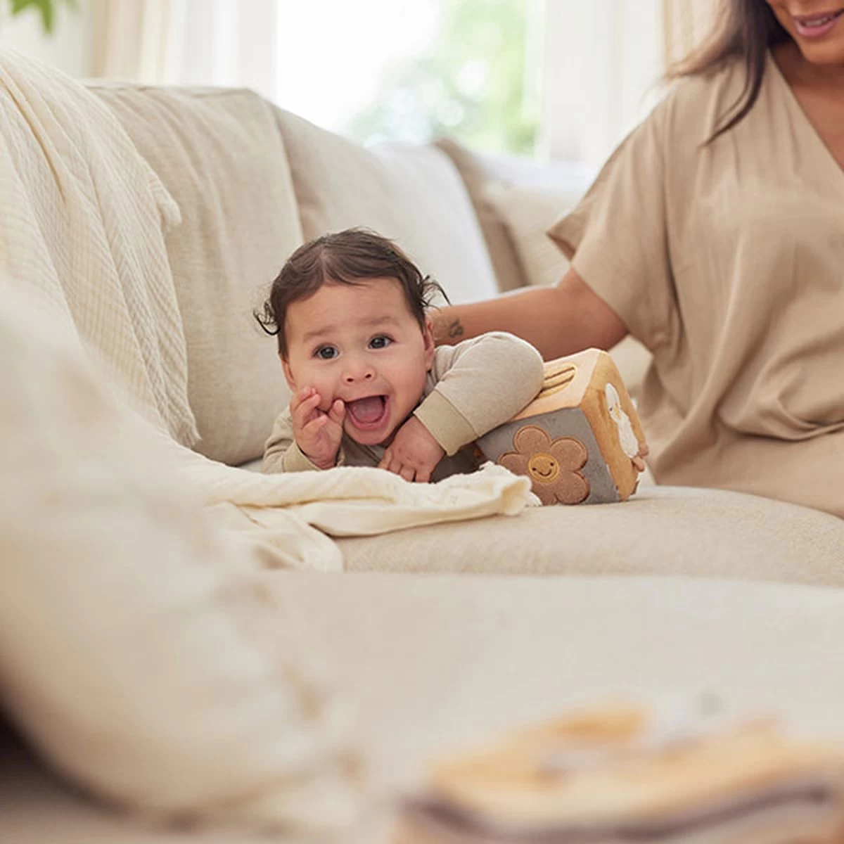 Jollein Activiteitenkubus - Spring Garden 6 Jollein Activiteitenkubus - Spring Garden - Afbeelding 6