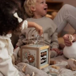 Jollein Houten Activiteitenkubus 15x15x15cm - Farm -Kinderwagens Kortingswinkel 1200x1200 254