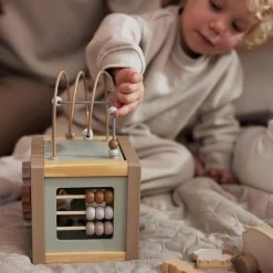 Jollein Houten Activiteitenkubus 15x15x15cm - Farm -Kinderwagens Kortingswinkel 1200x1200 255