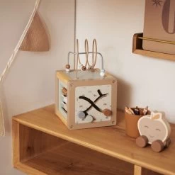 Jollein Houten Activiteitenkubus 15x15x15cm - Farm -Kinderwagens Kortingswinkel 1200x1200 256