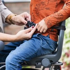 Qibbel 6+ Junior Fietsstoeltje Achter - Legergroen Met Zwart Kussentje -Kinderwagens Kortingswinkel 1200x1200 364