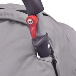 VidaXL Kinderwagen Dubbel Staal Grijs En Zwart -Kinderwagens Kortingswinkel 1200x1200 392