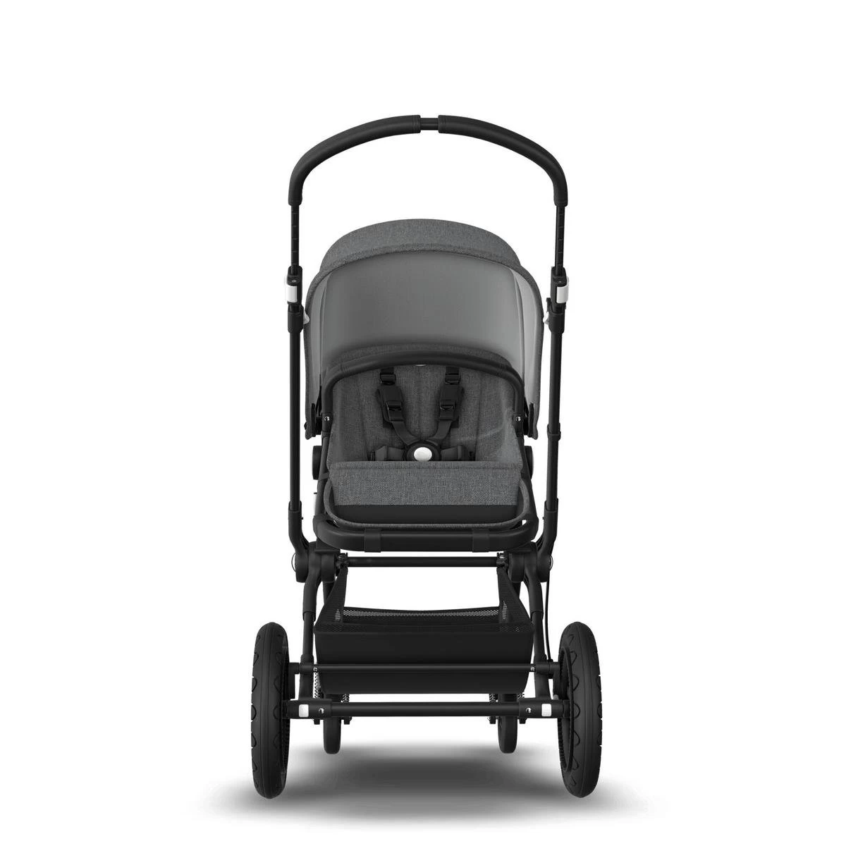 Bugaboo Cameleon 3 Plus Kinderwagen Met Stoel En Wieg - Zwart / Gemȇleerd Grijs 9 Bugaboo Cameleon 3 Plus Kinderwagen Met Stoel En Wieg - Zwart / Gemȇleerd Grijs - Afbeelding 9