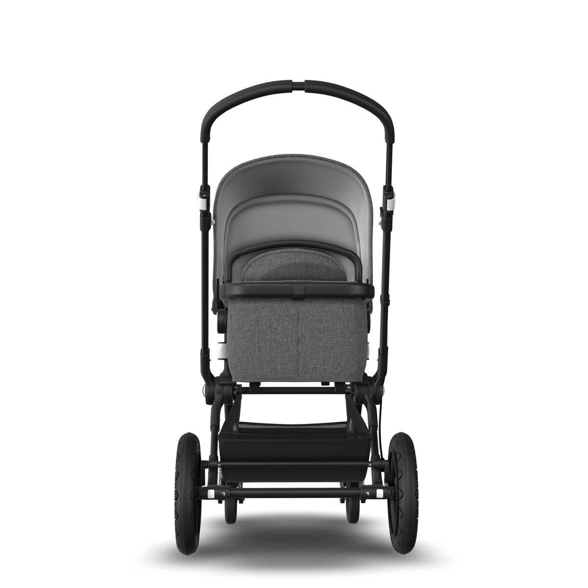 Bugaboo Cameleon 3 Plus Kinderwagen Met Stoel En Wieg - Zwart / Gemȇleerd Grijs 13 Bugaboo Cameleon 3 Plus Kinderwagen Met Stoel En Wieg - Zwart / Gemȇleerd Grijs - Afbeelding 13