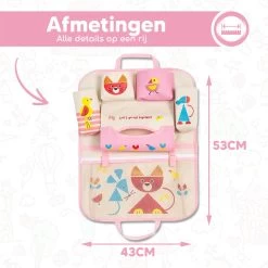 Merkloos Bablue Autostoel Organizer Voor Kinderen - Roze - Veel Verschillende Vakjes - Leuke Vormgeving - Autostoel Beschermer Voor Kinderen - Auto Organizer Kind - Reistafel Voor Kinderen - Auto Organizer Kinderen - Autostoel Tafeltje Kind -Kinderwagens Kortingswinkel 1200x1200 466