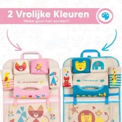 Merkloos Bablue Autostoel Organizer Voor Kinderen - Roze - Veel Verschillende Vakjes - Leuke Vormgeving - Autostoel Beschermer Voor Kinderen - Auto Organizer Kind - Reistafel Voor Kinderen - Auto Organizer Kinderen - Autostoel Tafeltje Kind -Kinderwagens Kortingswinkel 1200x1200 467