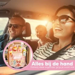 Merkloos Bablue Autostoel Organizer Voor Kinderen - Roze - Veel Verschillende Vakjes - Leuke Vormgeving - Autostoel Beschermer Voor Kinderen - Auto Organizer Kind - Reistafel Voor Kinderen - Auto Organizer Kinderen - Autostoel Tafeltje Kind -Kinderwagens Kortingswinkel 1200x1200 469