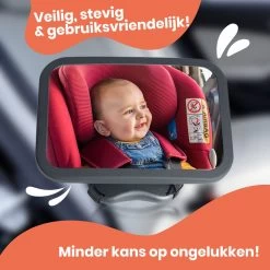 Baby Auto Spiegel - Achterbank Spiegel Baby - Verstelbare Achteruitkijkspiegel - Kinderspiegel -Kinderwagens Kortingswinkel 1200x1200 474