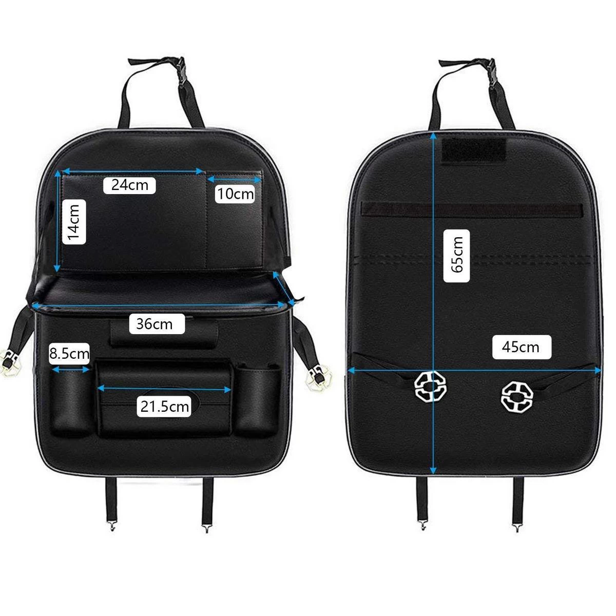 Luxe Auto Organizer Met Tablet Houder Autostoel Organiser Ipadhouder Voor Kinderen – Beige 6 Luxe Auto Organizer Met Tablet Houder Autostoel Organiser Ipadhouder Voor Kinderen – Beige - Afbeelding 6