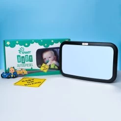 Autospiegel Baby Met Autosticker - Baby Spiegel Auto - Achteruitkijkspiegel - Baby Autospiegel - Verstelbaar -Kinderwagens Kortingswinkel 1200x1200 489