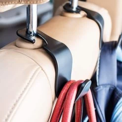 Merkloos Auto Kapstok - Opberghaak - Tashouder - Zwart - 4 Stuks -Kinderwagens Kortingswinkel 1200x1200 491