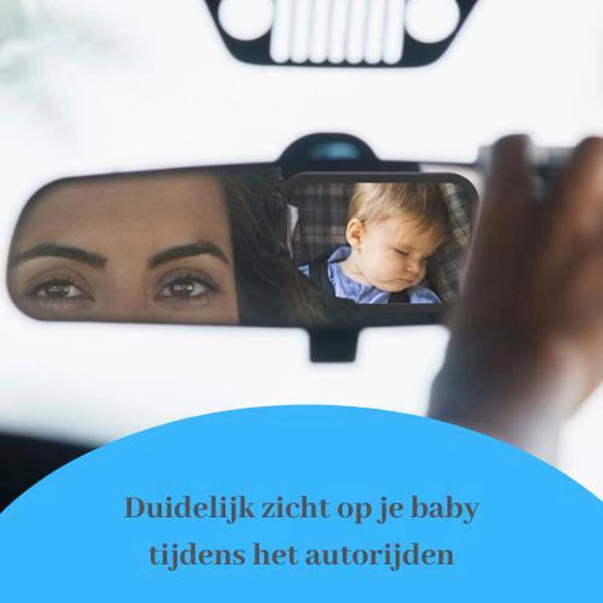 Autospiegel Baby - Maxi Cosi Spiegel - Baby Spiegel Auto - Achteruitkijkspiegel - Veiligheidsspiegel 8 Autospiegel Baby - Maxi Cosi Spiegel - Baby Spiegel Auto - Achteruitkijkspiegel - Veiligheidsspiegel - Afbeelding 8