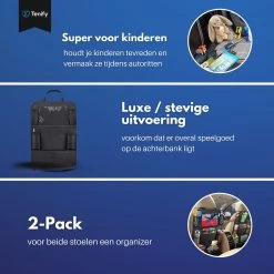 Tenify Premium Luxe & Stevige Auto Organizer Met Tablet Houder - Set Van 2 - Extra Opbergruimte - Beschermer - Autostoel - Accessories -Kinderwagens Kortingswinkel 1200x1200 524