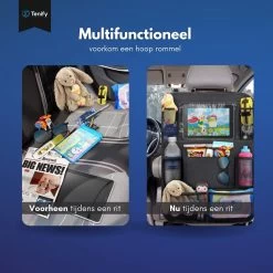 Tenify Premium Luxe & Stevige Auto Organizer Met Tablet Houder - Set Van 2 - Extra Opbergruimte - Beschermer - Autostoel - Accessories -Kinderwagens Kortingswinkel 1200x1200 527