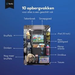 Tenify Premium Luxe & Stevige Auto Organizer Met Tablet Houder - 1 Stuk - Extra Opbergruimte - Beschermer - Autostoel – Accessories -Kinderwagens Kortingswinkel 1200x1200 546