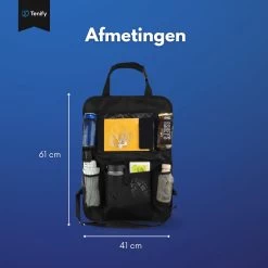 Tenify Premium Luxe & Stevige Auto Organizer Met Tablet Houder - 1 Stuk - Extra Opbergruimte - Beschermer - Autostoel – Accessories -Kinderwagens Kortingswinkel 1200x1200 549