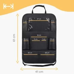 Merkloos Autostoel Organizer Met Tablet Houder - Universele Autostoel Beschermer - Autostoel Hoes Voor Kinderen -Kinderwagens Kortingswinkel 1200x1200 587