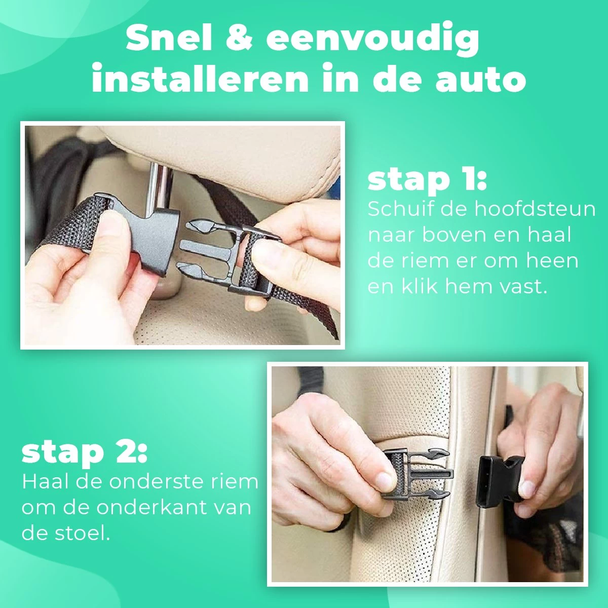 Essential Goods Autostoel Organizer - Incl. IPadhouder - Opbergtas Auto - Car Organizer - 1 Stuk 4 Essential Goods Autostoel Organizer - Incl. IPadhouder - Opbergtas Auto - Car Organizer - 1 Stuk - Afbeelding 4