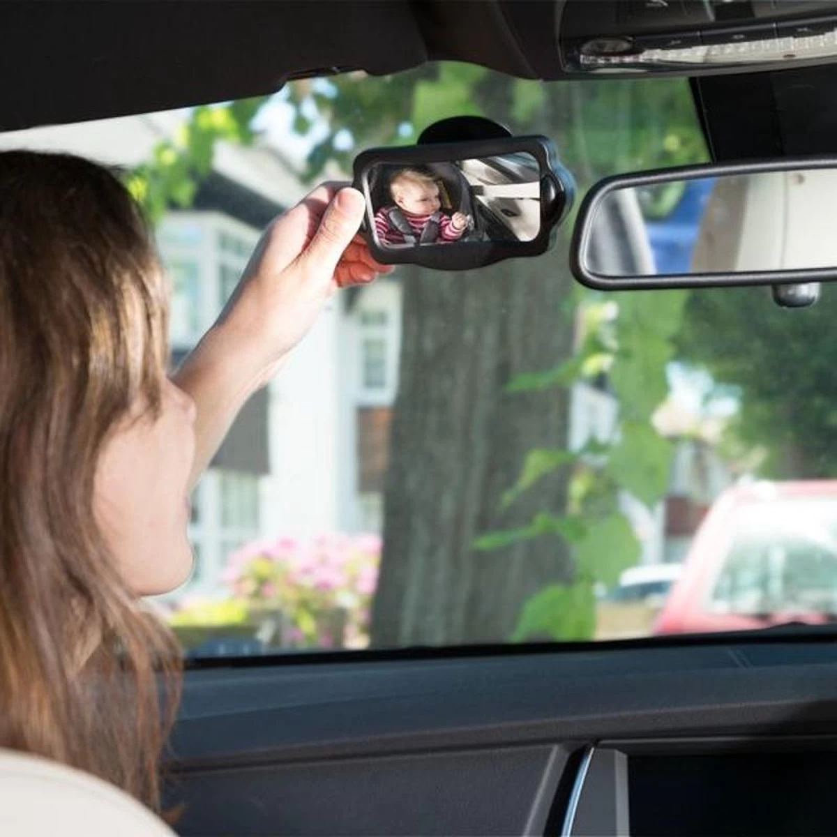 ISI MINI - Baby Achteruitkijkspiegel - Model: Travelserie Baby - Met Zuignap 2 ISI MINI - Baby Achteruitkijkspiegel - Model: Travelserie Baby - Met Zuignap - Afbeelding 2