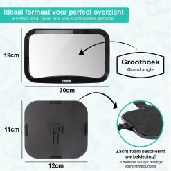 Merkloos Autospiegel Baby - Verstelbare Spiegel Hoofdsteun Autostoel Achterbank - Veiligheidsspiegel - Baby En Kids - 19 X 30cm - 360 Graden Draaibaar - Zwart 16 Merkloos Autospiegel Baby - Verstelbare Spiegel Hoofdsteun Autostoel Achterbank - Veiligheidsspiegel - Baby En Kids - 19 X 30cm - 360 Graden Draaibaar - Zwart -Kinderwagens Kortingswinkel 1200x1200 693