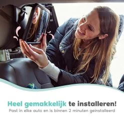 Autospiegel Baby - Verstelbare Achteruitkijkspiegel - Babyspiegel Voor Achterbank - Baby On Board Met Zuignap -Kinderwagens Kortingswinkel 1200x1200 737