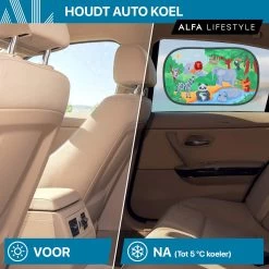 ALFA LIFESTYLE® Statische Zonneschermen – SHADE PRO V4- Jungle – Zonnescherm Auto Baby – UV Protectie Bescherming - 2 Stuks 11 ALFA LIFESTYLE® Statische Zonneschermen – SHADE PRO V4- Jungle – Zonnescherm Auto Baby – UV Protectie Bescherming - 2 Stuks -Kinderwagens Kortingswinkel 1200x1200 763