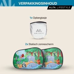 ALFA LIFESTYLE® Statische Zonneschermen – SHADE PRO V4- Jungle – Zonnescherm Auto Baby – UV Protectie Bescherming - 2 Stuks 16 ALFA LIFESTYLE® Statische Zonneschermen – SHADE PRO V4- Jungle – Zonnescherm Auto Baby – UV Protectie Bescherming - 2 Stuks -Kinderwagens Kortingswinkel 1200x1200 768